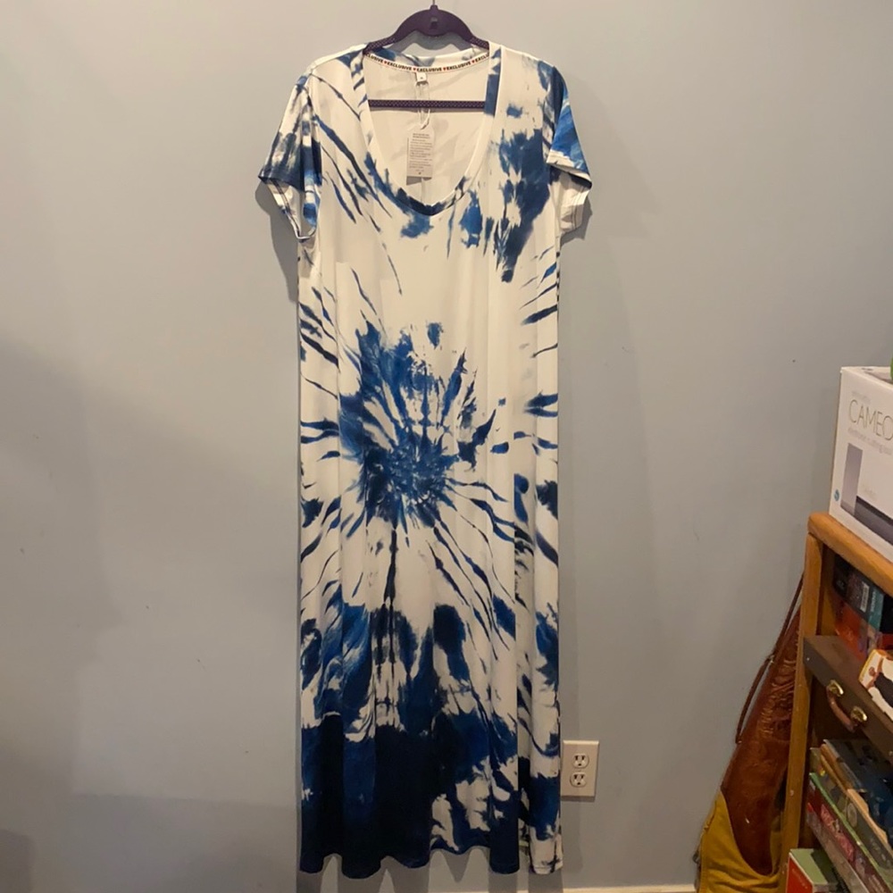 Maxi tie dye dress